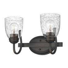 Golden 8001-BA2 RBZ-SD - Golden Lighting Parrish 2-light Vanity in Rubbed Bronze